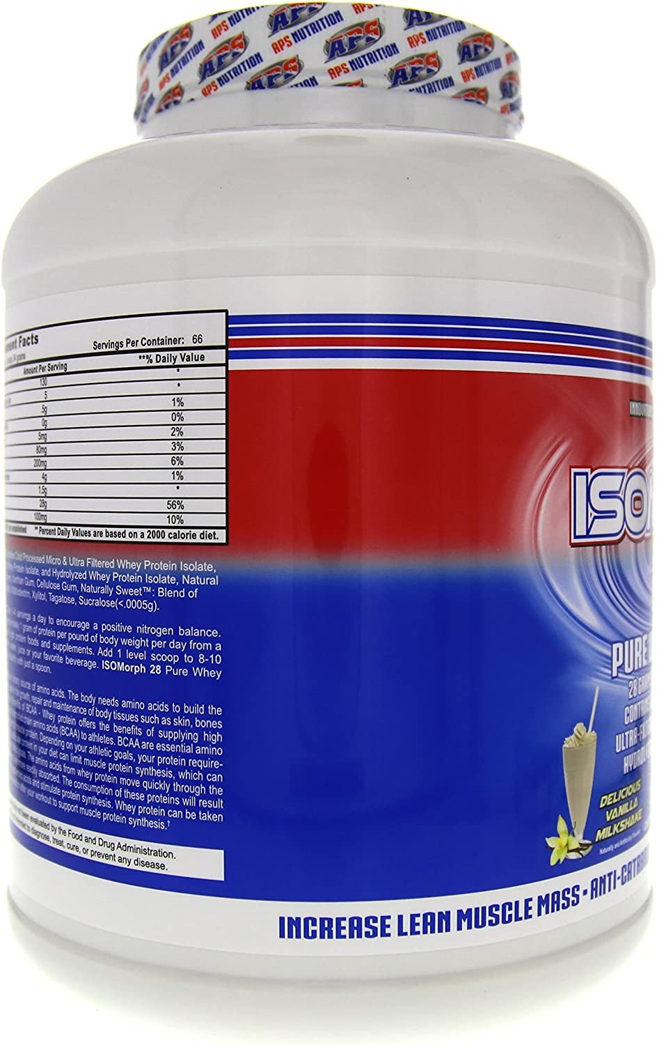 APS Nutrition Isomorph Whey Protein Isolate |Vanilla Milkshake | 5lb