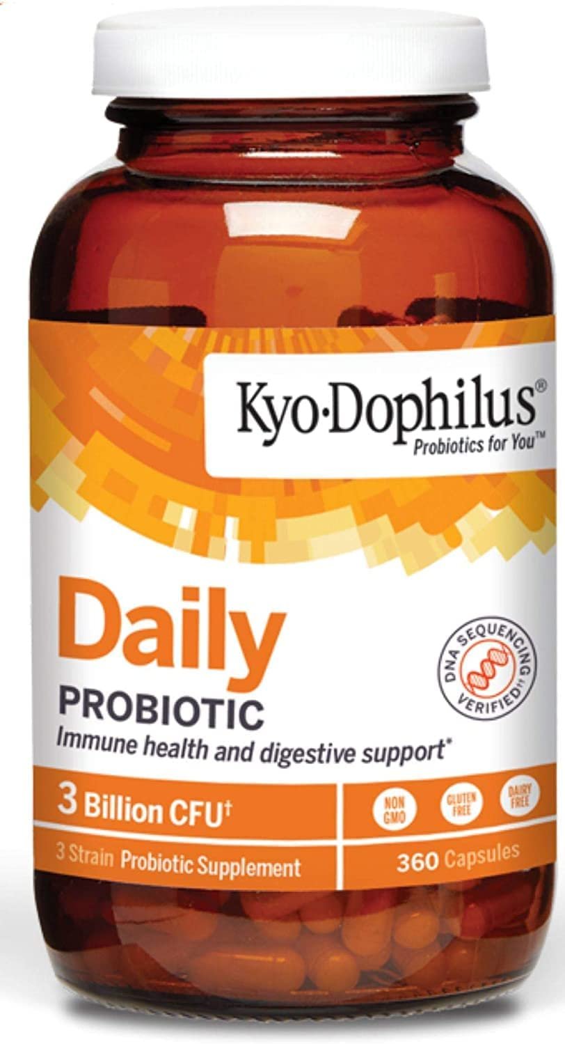 Kyo-Dophilus Daily Probiotic, Immune and Digestive Support, 360 capsules (Packaging may vary)