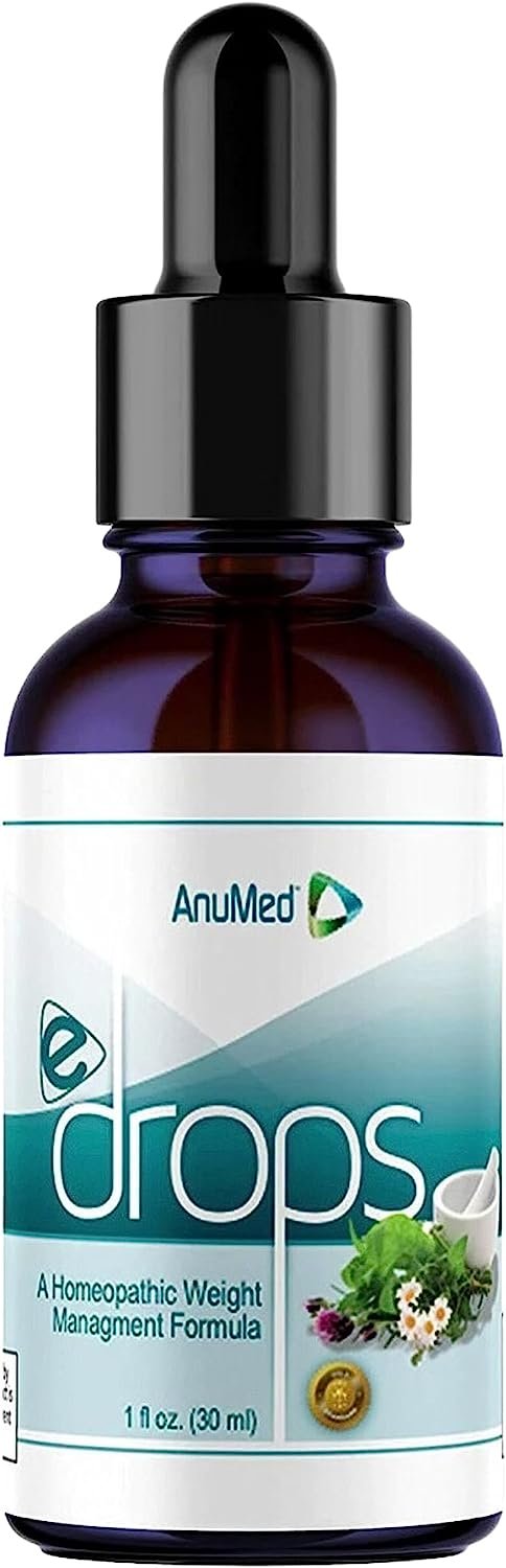 Worldwide Nutrition Anumed e-Drops - Metabolism, Control Hunger, Fast Transformation Healthy Weight Loss Drops - Natural Vegan, Keto Friendly for Women & Men (1oz) with Bonus Multi-Purpose Key Chain