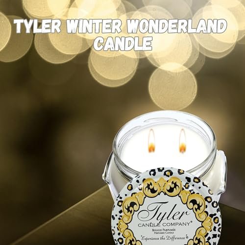 Worldwide Nutrition Bundle, 2 Items: Tyler Candle Company Winter Wonderland Scent Jar Candle - Luxurious Scented Candle with Essential Oils - Large Candle 22 oz and Multi-Purpose Key Chain
