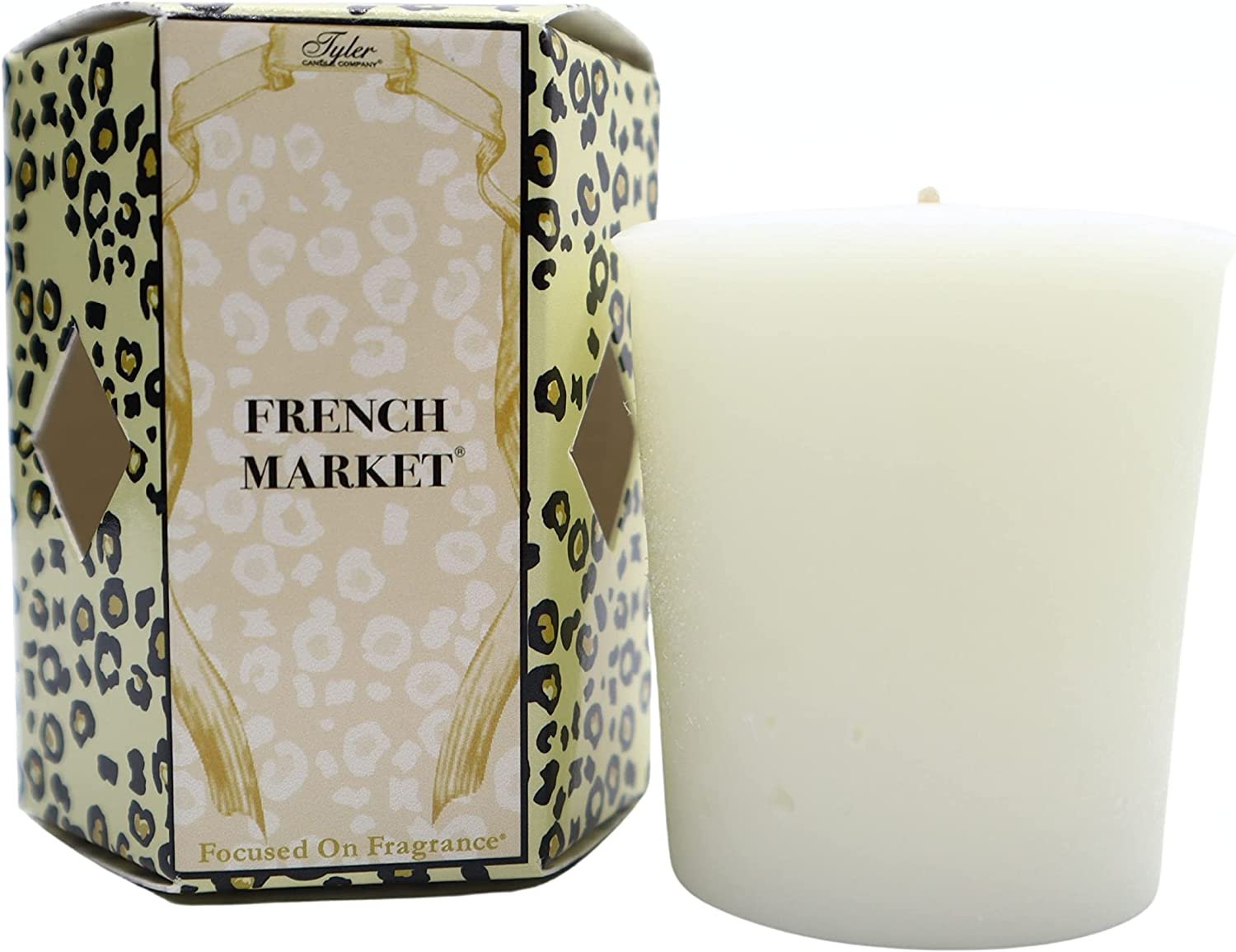 Tyler Candle Company, French Market Superior Votive Candles, Ultimate Aromatherapy Experience, Luxury Scented Candle with Essential Oils, Case of 16 Tyler Small Candles, 2 oz and 15 Hr Burn Time Each