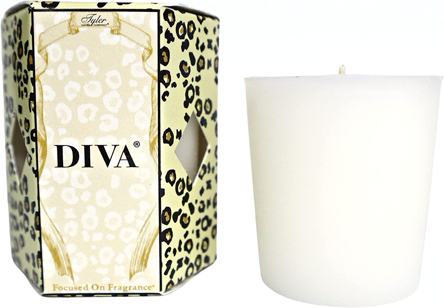 Tyler Candle Company, Diva Superior Votive Candles, Ultimate Aromatherapy Experience, Luxury Scented Candle with Essential Oils, Case of 16 Tyler Small Candles, 2 oz and 15 Hr Burn Time Each