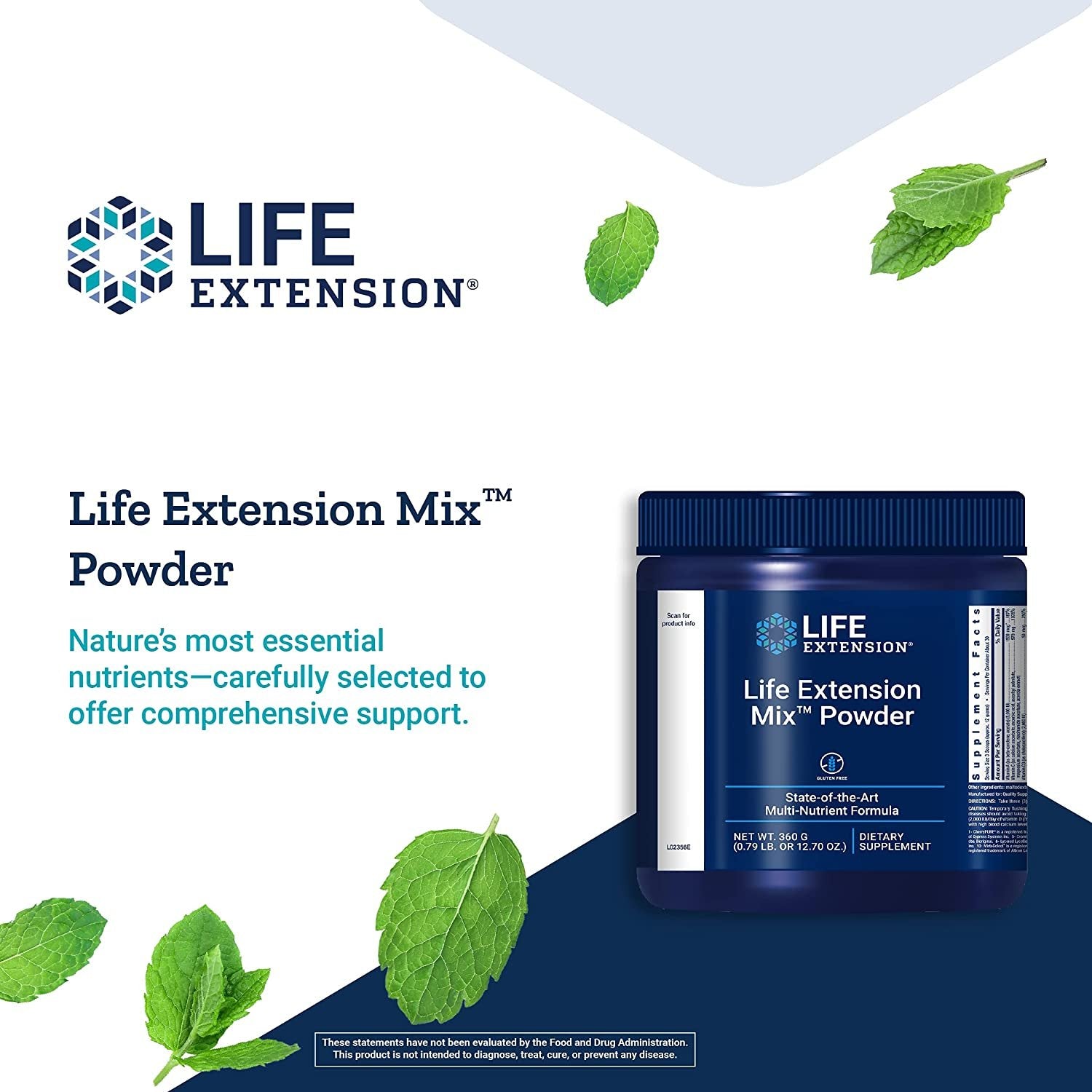Life Extension (Multi-Vitamin) Powder, 12.70 Ounce, 360 g (0.79 lb)