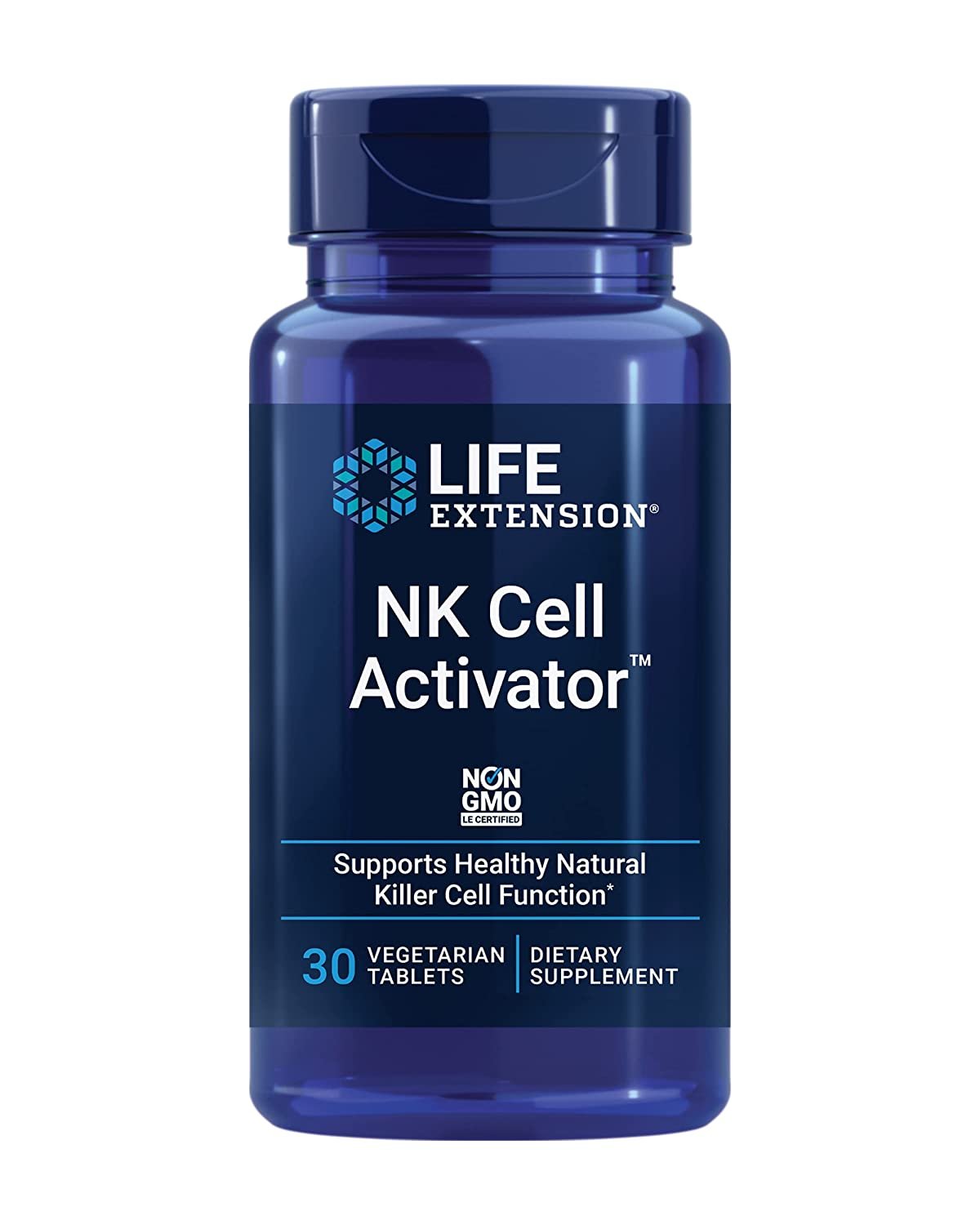 Life Extension NK Cell Activator – Enzymatically Modified Rice Bran Extract Supplement Pills for Immune System Health Support and Protection – Non-GMO, Vegetarian – 30 Tablets