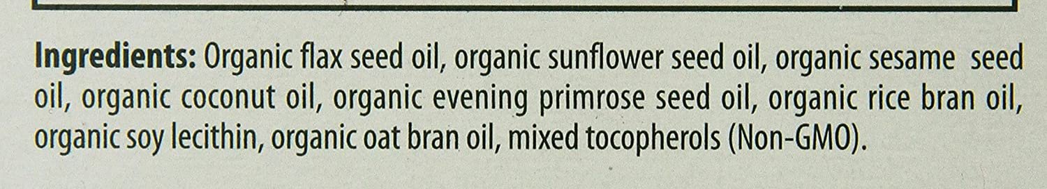 Flora UDO’s Oil Omega 3-6-9 32 Oz Supplement | Organic | Plant Based | Vegan Fish Oil Alternative | Blend of Flaxseed, Coconut, Evening Primrose & More