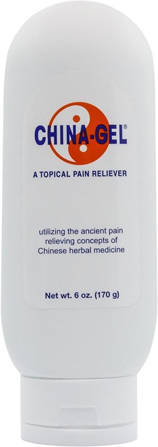China-Gel Topical Pain Reliever Cream - Herbal Therapeutic Massage Cream to Help Sooth Away Muscle and Joint Discomfort, Mint Green