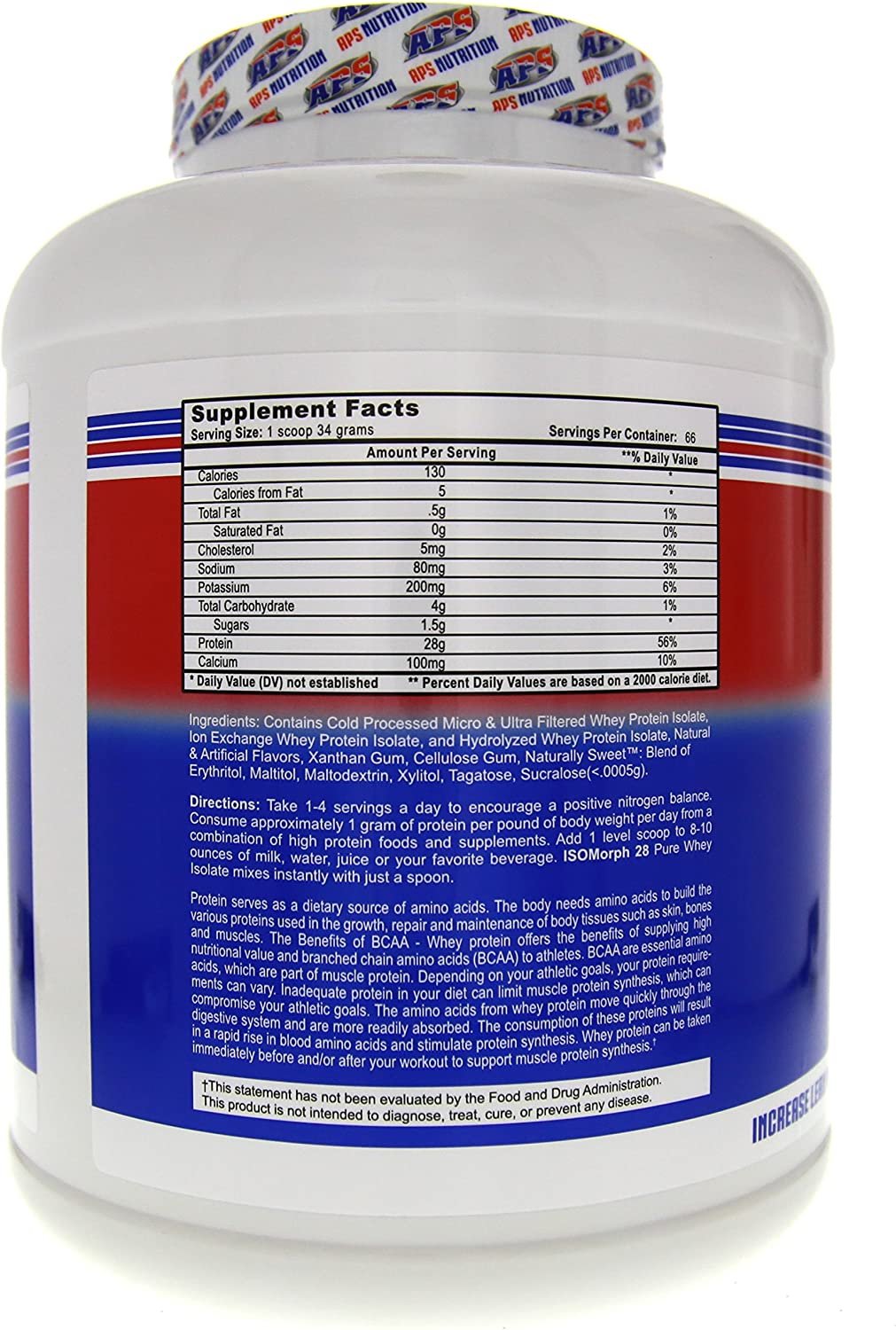 APS Nutrition Isomorph Whey Protein Isolate |Vanilla Milkshake | 5lb